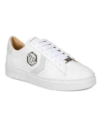 Philipp Plein Sneakers Lo-Top Leather Arrow Force Sneakers Weiß