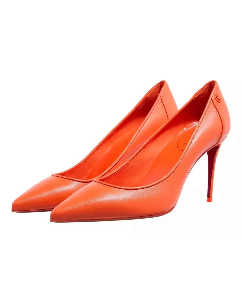 Christian Louboutin Pumps & High Heels Sporty Kate 85 Bianco Nappa Leather orange Orange