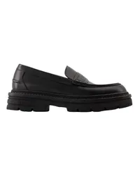 Versace Loafers & Ballerinas Adriano Loafers - Leather - Black Schwarz