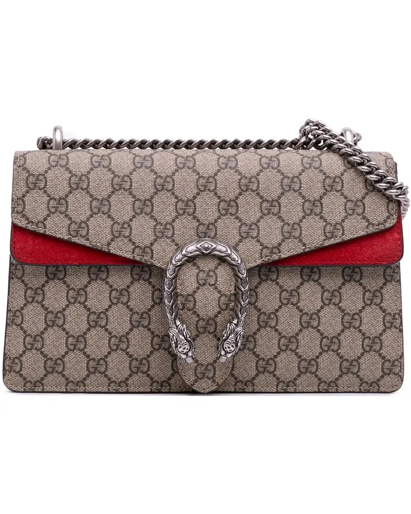 Gucci Hobo Bags Medium GG Supreme Dionysus Shoulder Bag braun Braun