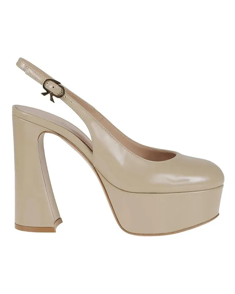 Gianvito Rossi Hohe Schuhe Bessy High Heel Slingback beige Beige