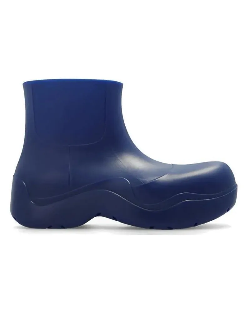 Bottega Veneta Stiefel One-Piece Rubber Boots With 3 Cm Sole blau Blau