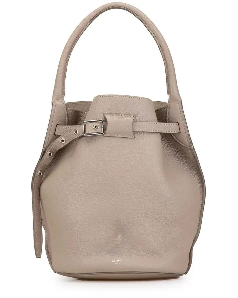 Celine Hobo Bags 2019 Leather Big Bag Bucket braun Braun