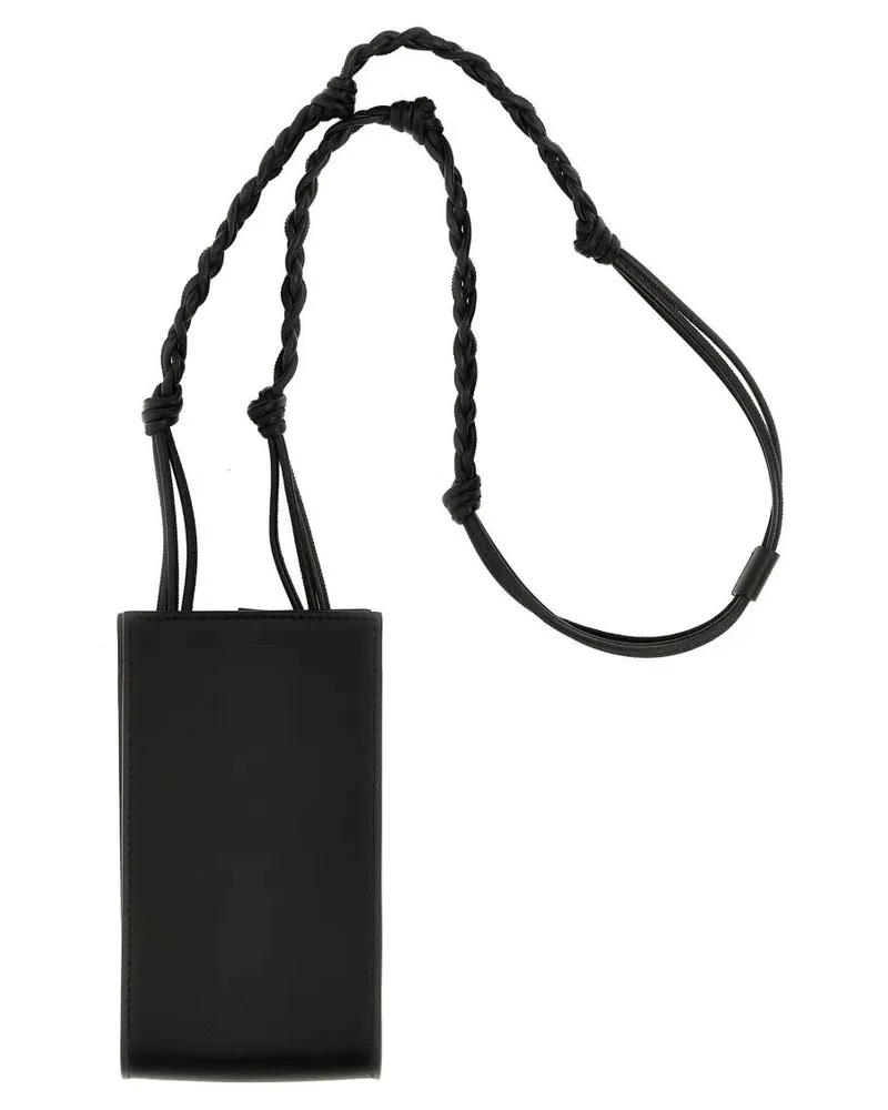 Jil Sander Handyhüllen 'Tangle' Smartphone Holder schwarz Schwarz