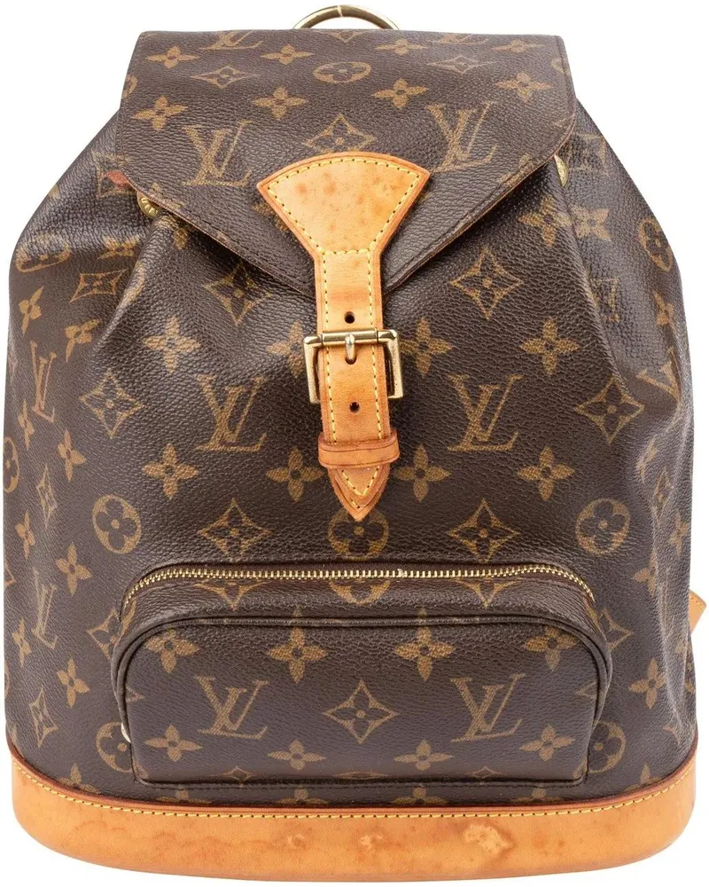 Louis Vuitton Crossbody Bags  Canvas Monogram Montsouris MM Handba braun Braun