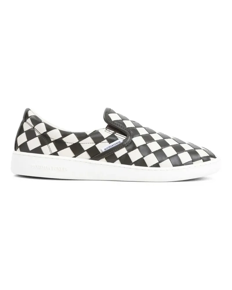 Bottega Veneta Low-Top Sneaker Checkerboard Slip-On Sneakers grün Grün