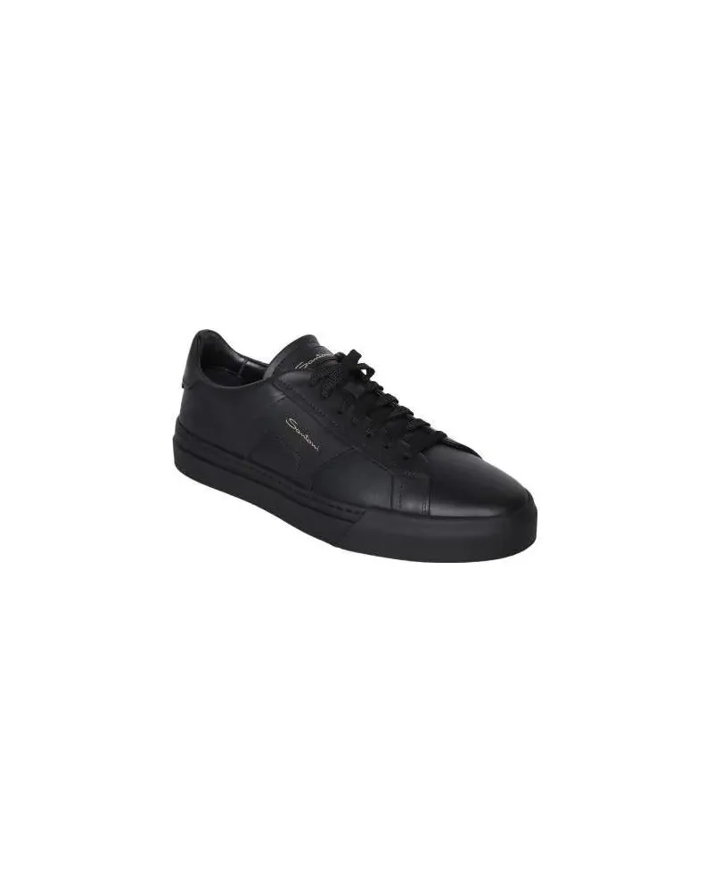 Santoni Low-Top Sneaker Men's leather sneaker weiß Weiß