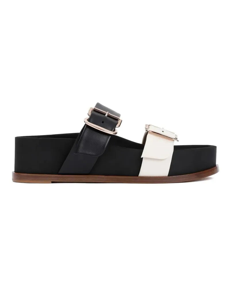 Gabriela Hearst Sandalen Wren Black Lamb Leather Ballerinas schwarz Schwarz