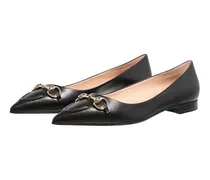 Loafer 'Morsetto' Ballet Flats schwarz