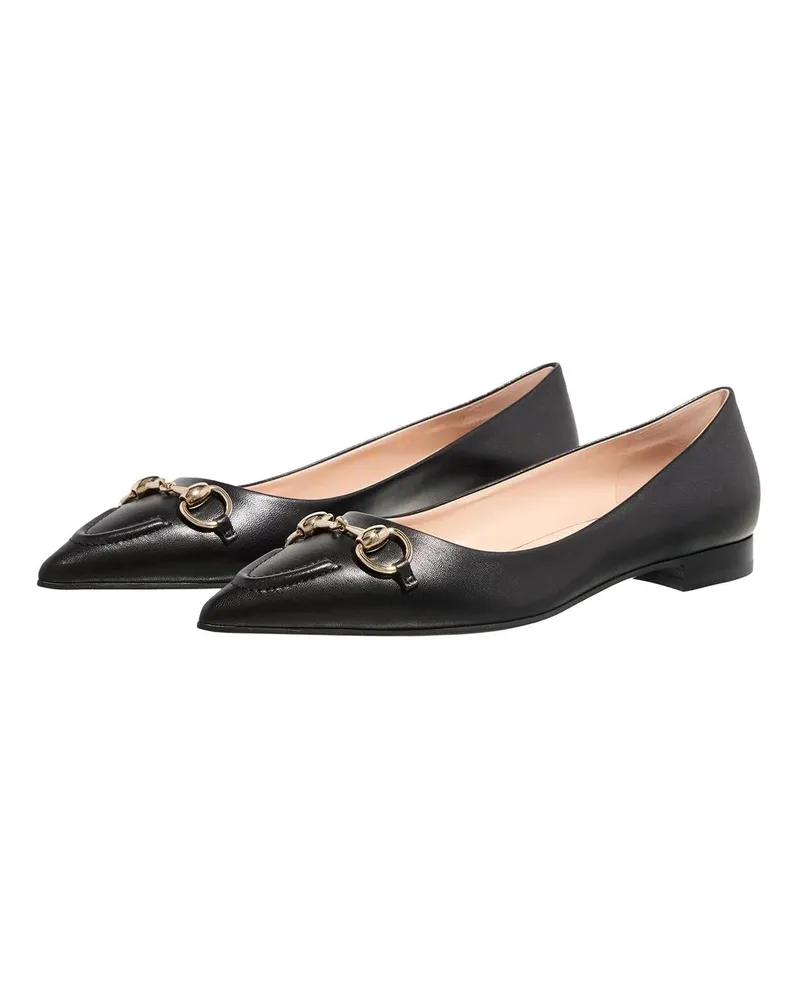 Gucci Loafer 'Morsetto' Ballet Flats schwarz Schwarz