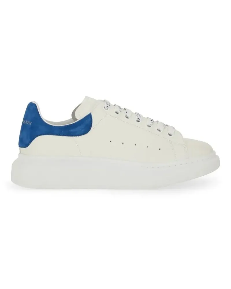 Alexander McQueen Low-Top Sneaker Oversized Leather Sneaker weiß Weiß