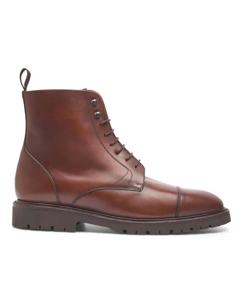 Henry Stevens Stiefel Schnürboots Jones CDB3 braun Braun