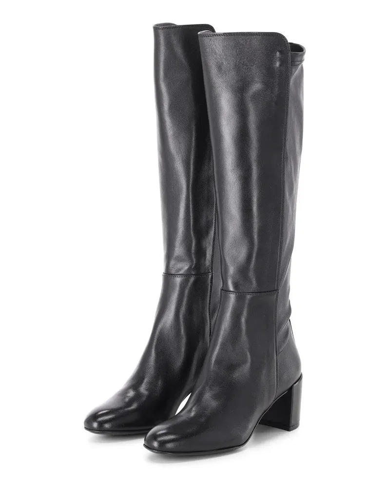 Attilio Giusti Leombruni Low-Top Sneaker Stiefel Lynn mit Absatz schwarz Schwarz