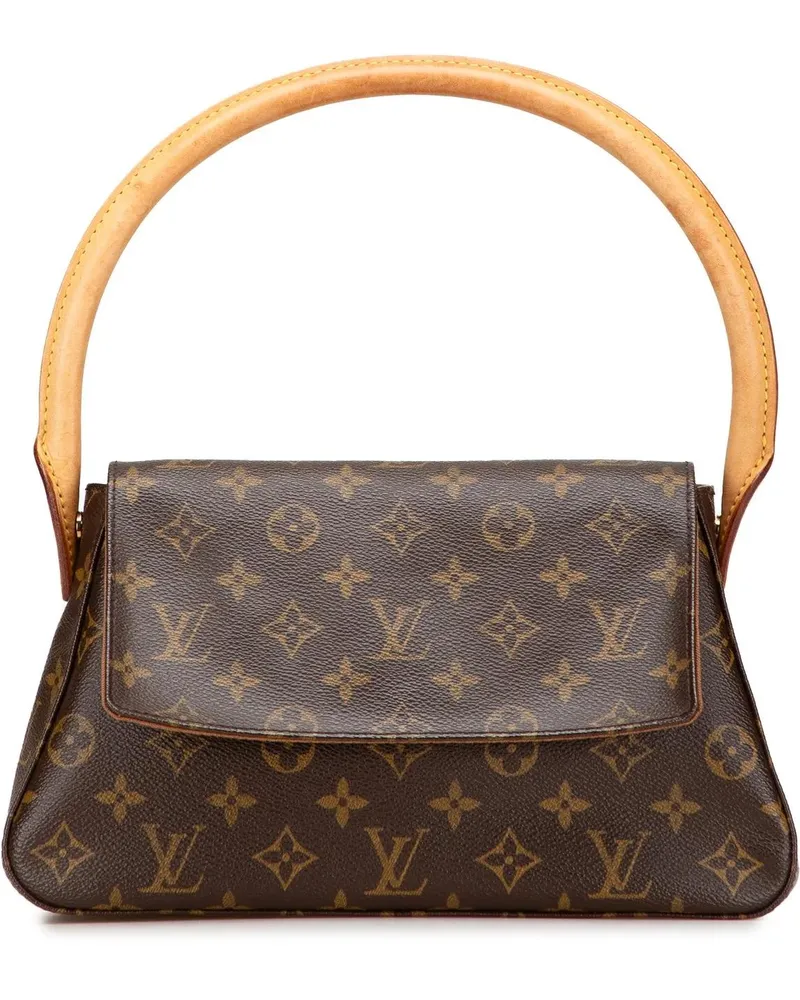 Louis Vuitton Hobo Bags Monogram Mini Looping braun Braun
