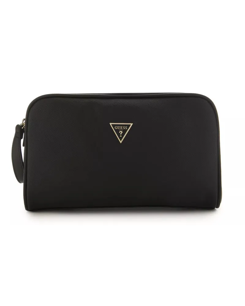 Guess Kosmetiktaschen Trousse Kulturbeutel schwarz Schwarz