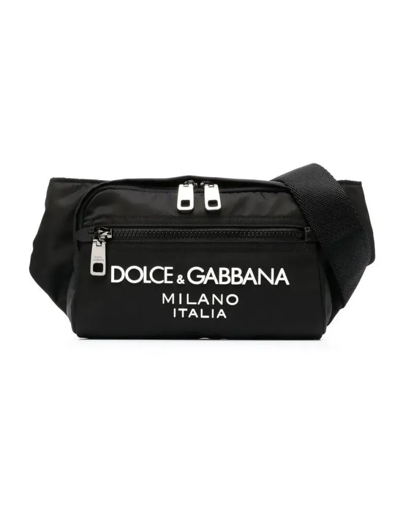 Dolce & Gabbana Bauchtaschen Black Waist Bag schwarz Schwarz