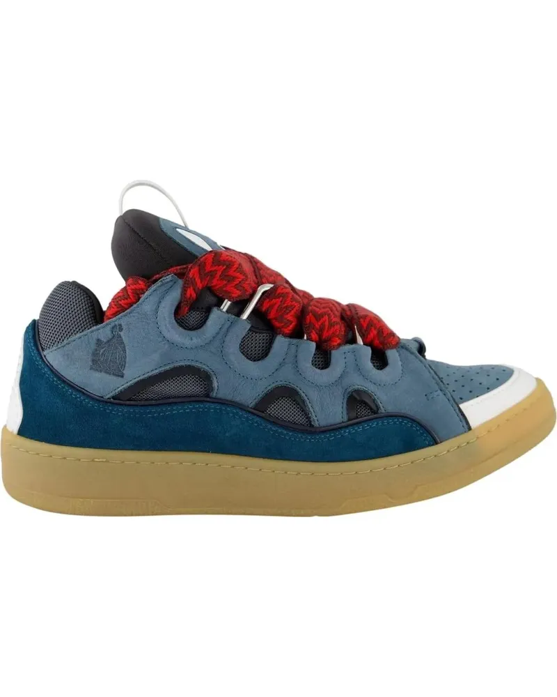 Lanvin Low-Top Sneaker Heren Curb Sneaker blau Blau