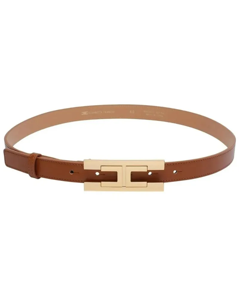 Elisabetta Franchi Gürtel Belts Brandy braun Braun