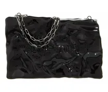 Clutches Crushed Clutch schwarz