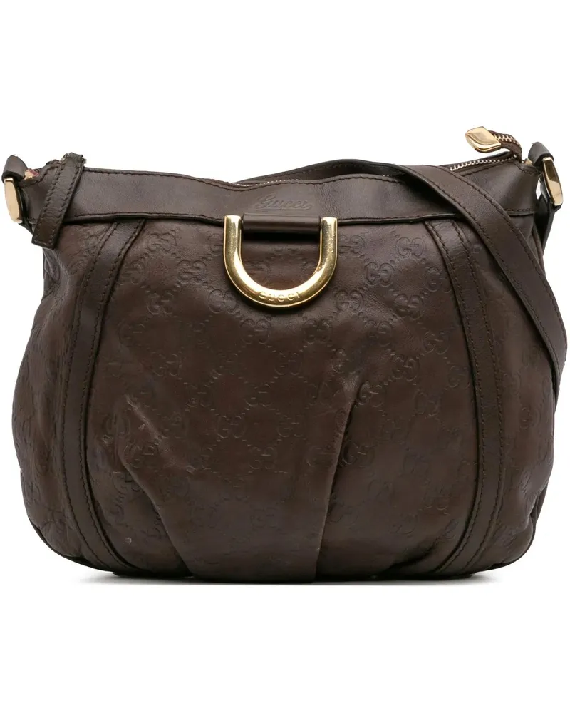 Gucci Hobo Bags ssima Abbey D Ring Crossbody braun Braun