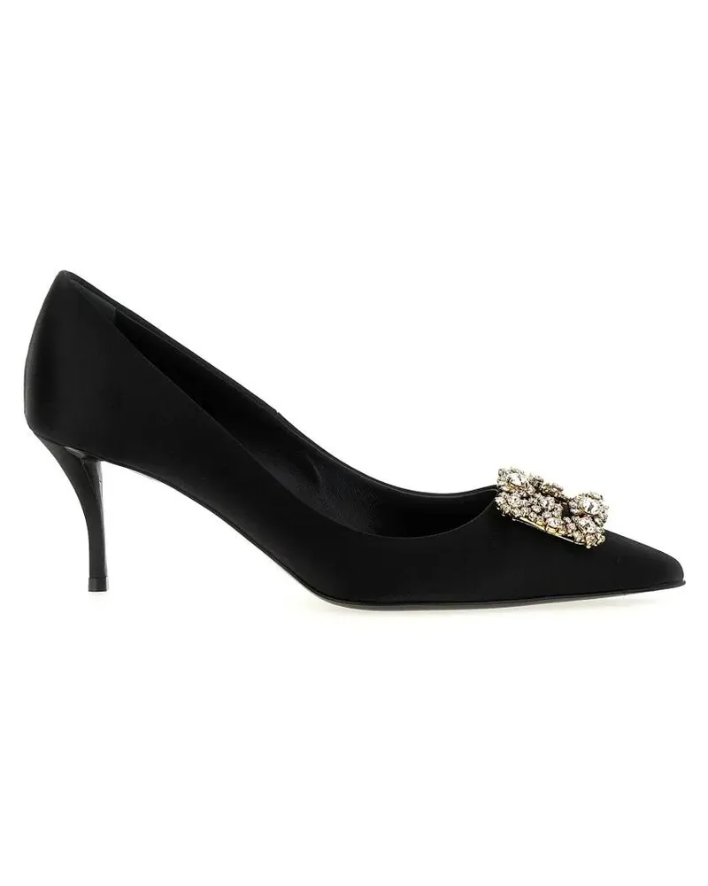 Roger Vivier Hohe Schuhe 'Efflorescence' Pumps schwarz Schwarz