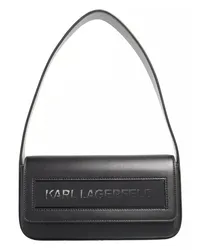 Karl Lagerfeld Pochettes Icon K Md Flap Shb Leather Schwarz