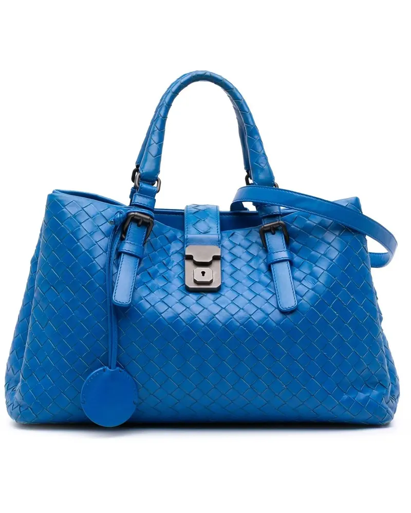 Bottega Veneta Hobo Bags Small Nappa Intrecciato Roma Satchel blau Blau