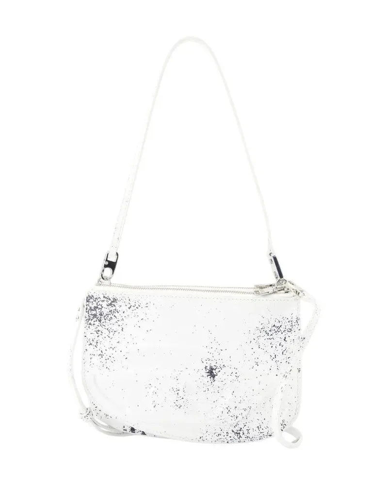 Diesel Clutches 1Dr Twin Pouch - Leather - White weiß Weiß