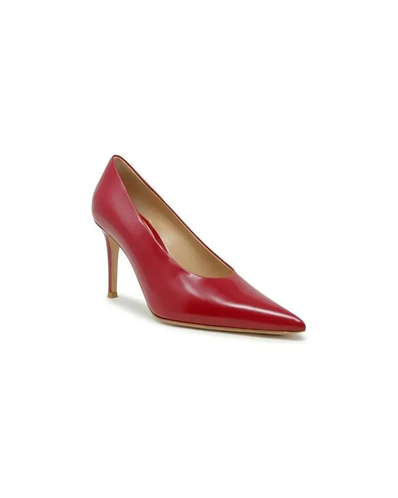 Gianvito Rossi Hohe Schuhe Tokroug Red Leather Pumps rot Rot