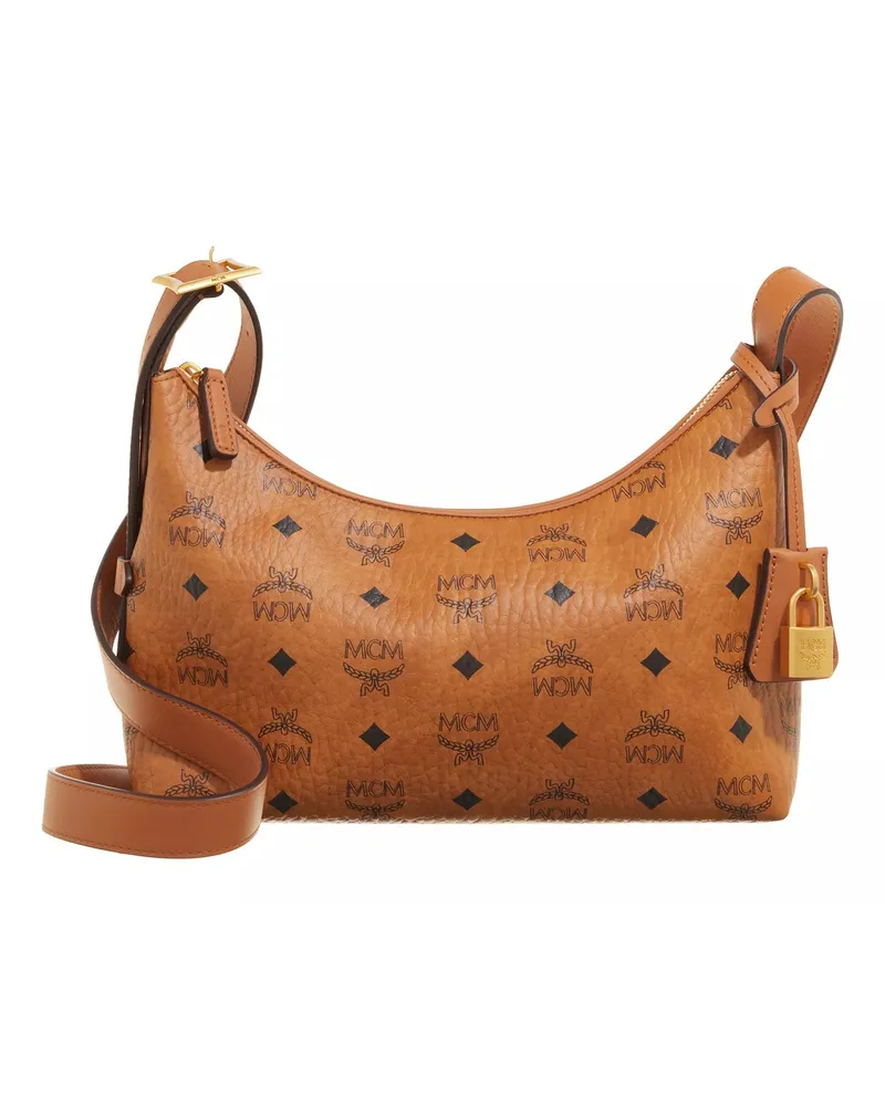 MCM Hobo Bag Aren Vi Hobo Small Cognacbraun