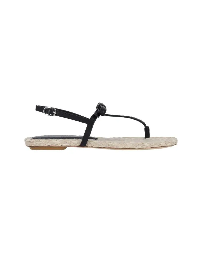 Stuart Weitzman Sandalen Felicity' Espadrille Sandals – Black schwarz Schwarz