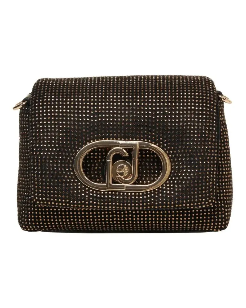 Liu Jo Hobo Bags 'Lapuffy' Studded Crossbody Bag schwarz Schwarz