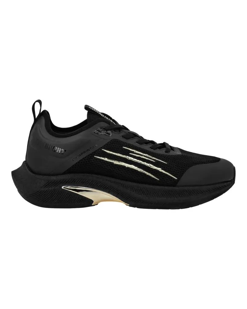 Philipp Plein Low-Top Sneaker Läufer schwarz Schwarz