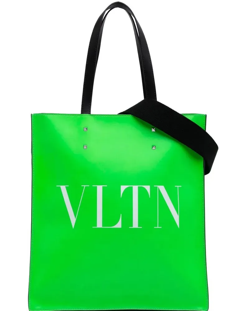 Valentino Garavani Hobo Bags Leather VLTN Satchel grün Grün