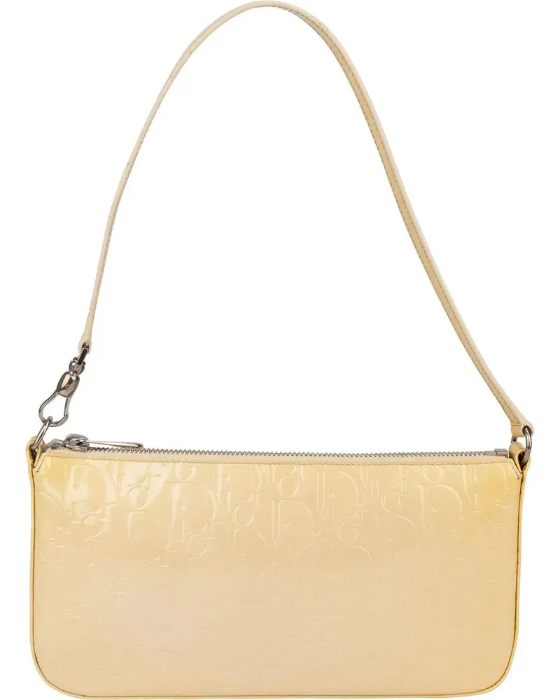 Dior Crossbody Bags  Trotter Patent Monogram Shoulder Ba gelb Gelb
