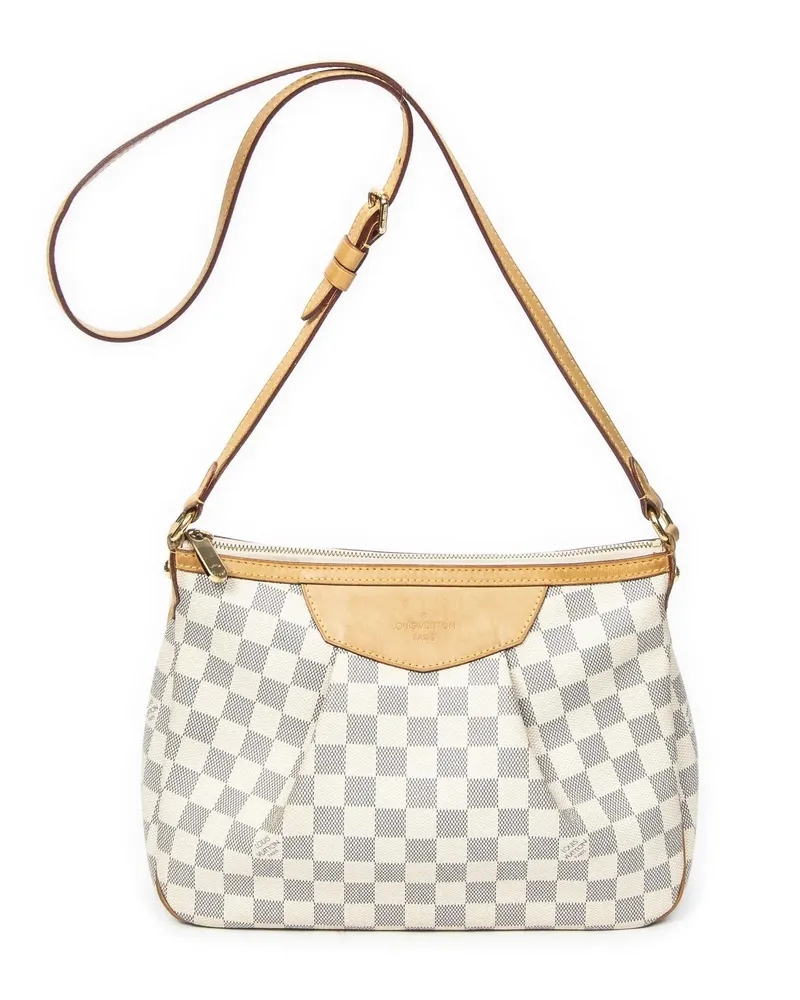 Louis Vuitton Crossbody Bags Siracusa PM weiß Weiß