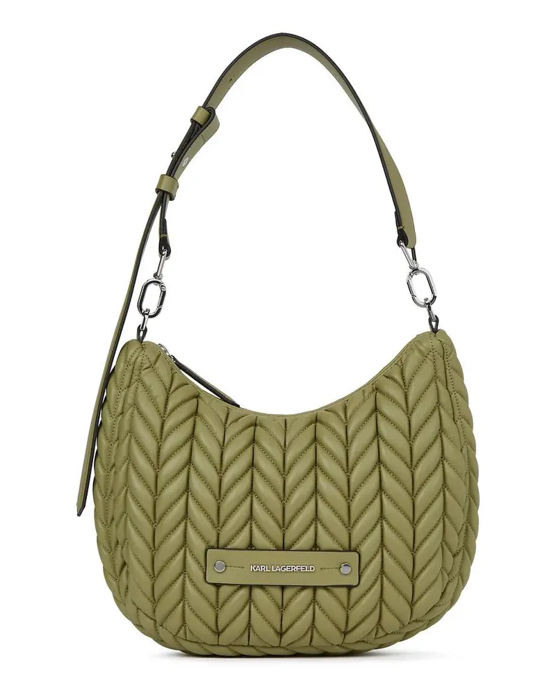 Karl Lagerfeld Hobo Bags K/Weave Kleine Hobo-Tasche grün Grün