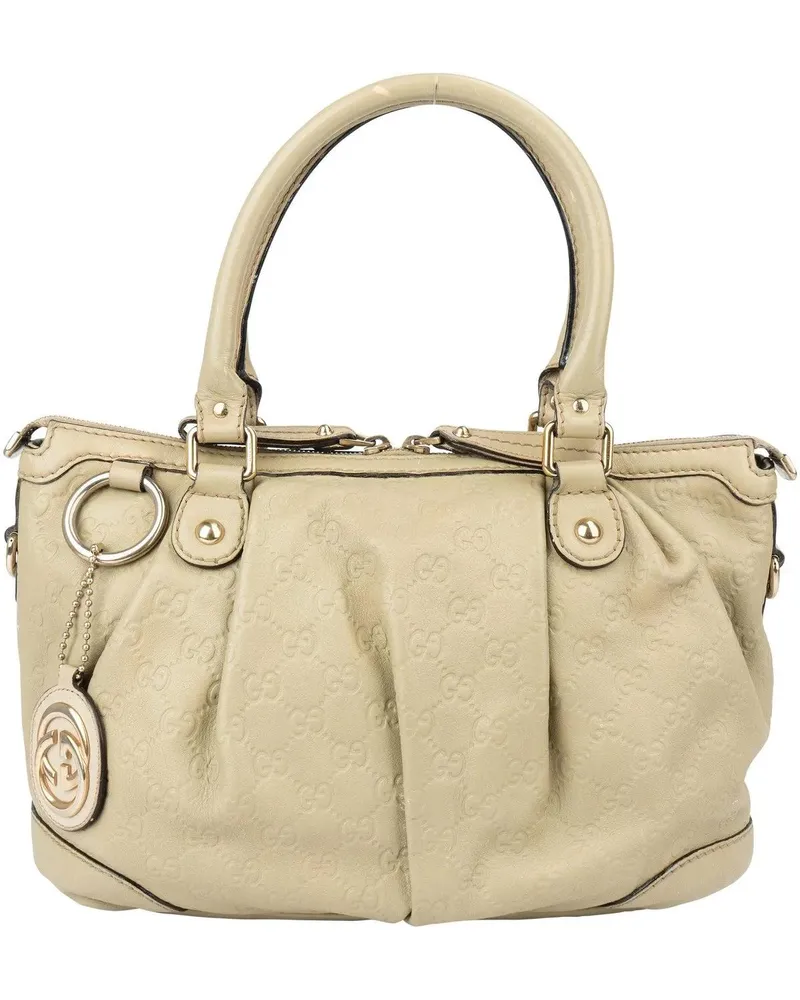 Gucci Crossbody Bags  Leather GG Monogram Sukey Handbag grün Grün