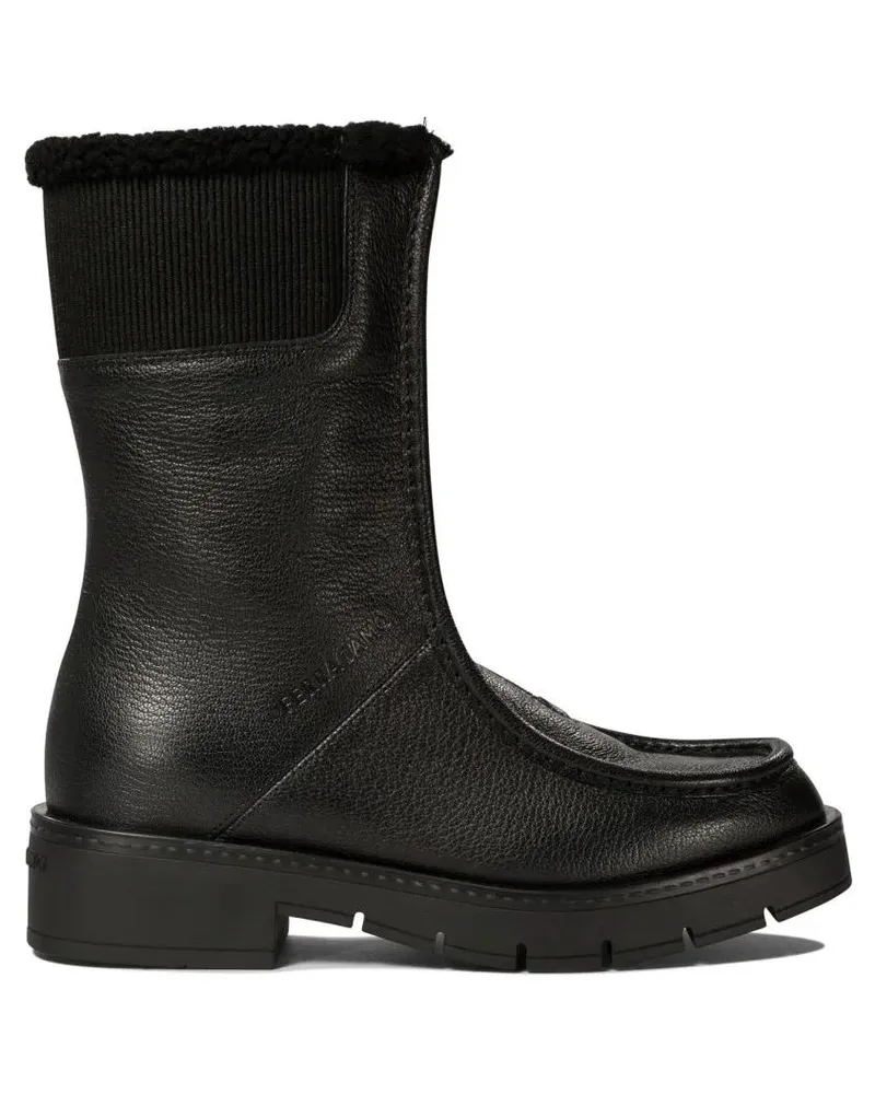 Ferragamo Stiefel "Montse Fur" Ankle Boots schwarz Schwarz