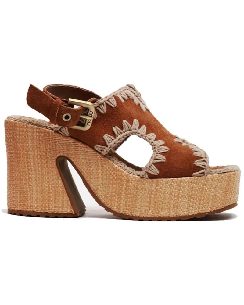 Mou Sandalen Sandals Brandy braun Braun