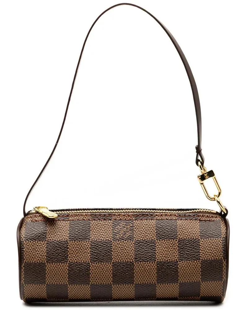 Louis Vuitton Crossbody Bags Damier Ebene Papillon Pochette braun Braun