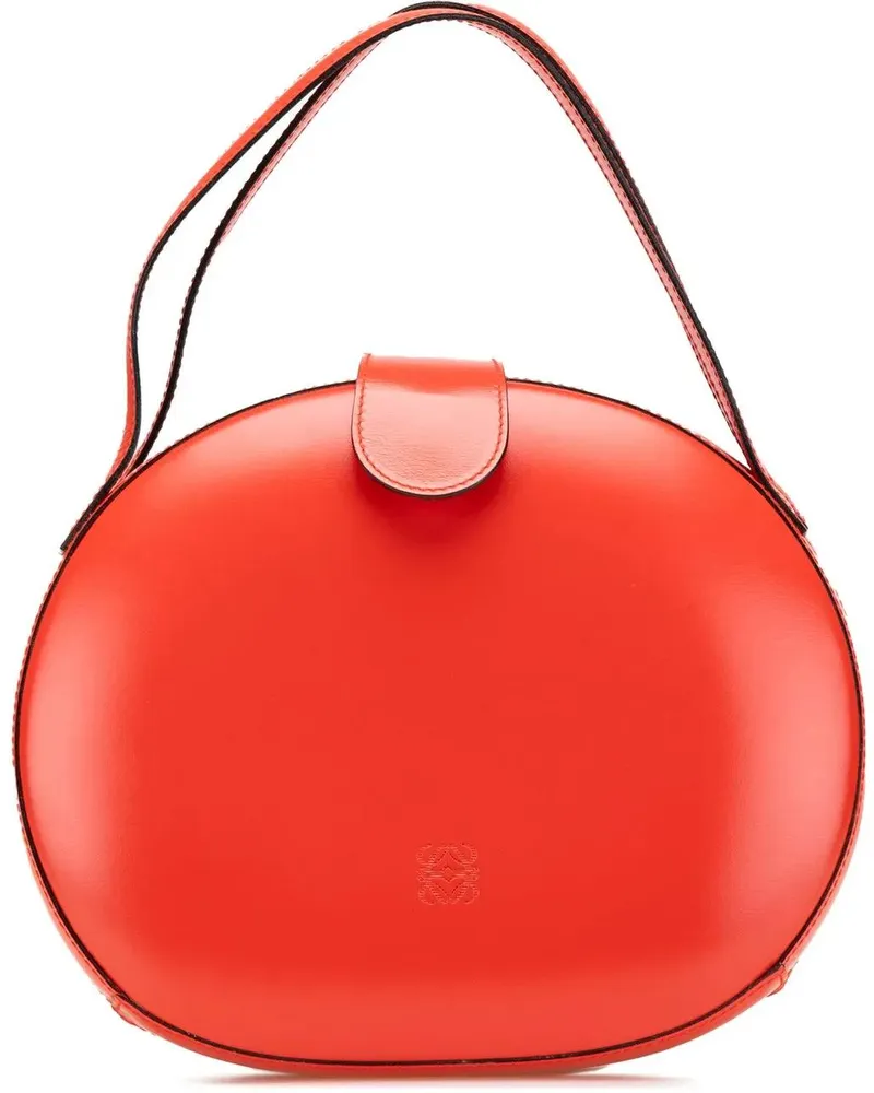 Loewe Crossbody Bags 2000-2025 Anagram Leather Round Handbag rot Rot