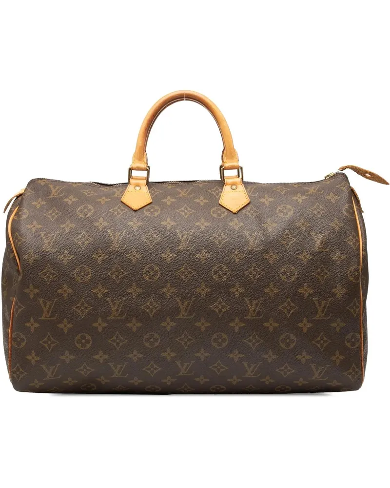 Louis Vuitton Crossbody Bags Monogram Speedy 40 braun Braun