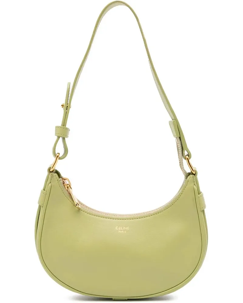 Celine Hobo Bags Mini Smooth Calfskin Ava Shoulder Bag grün Grün