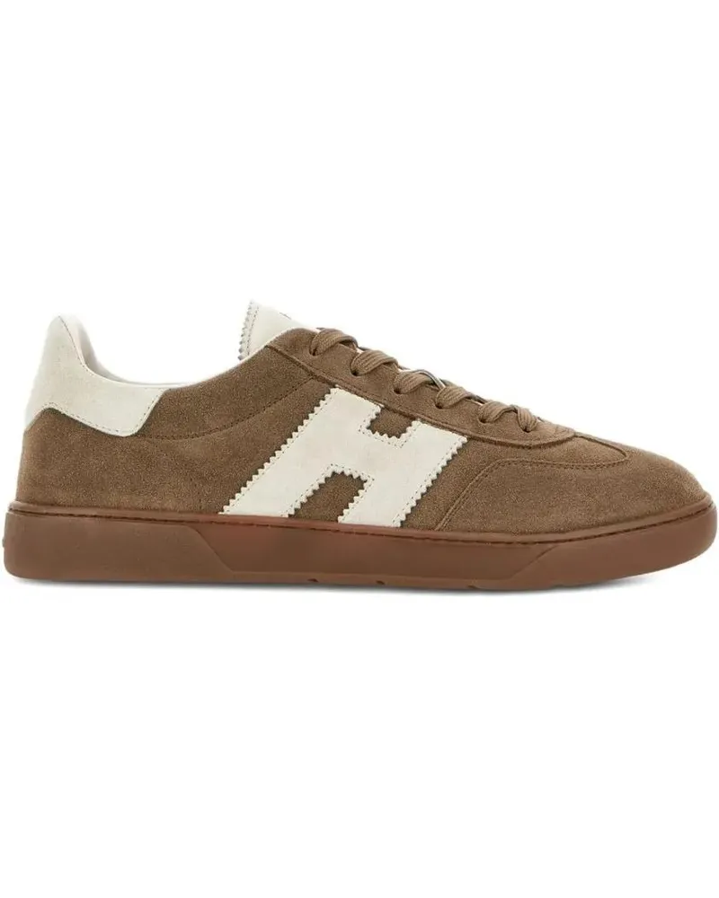 Hogan Low-Top Sneaker Earth Brown Suede Lace-Up Sneakers braun Braun
