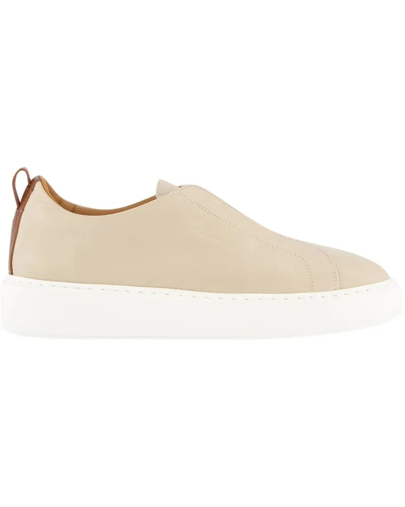 Santoni Loafer Dames Victory Sneaker Beige beige Beige