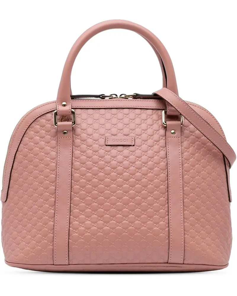Gucci Hobo Bags 2016-2024 Medium Microssima Dome Satchel pink Rosa