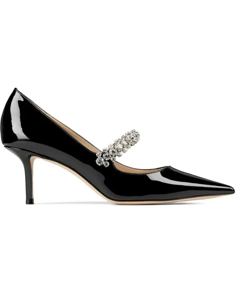 Jimmy Choo Hohe Schuhe Bing Leather Pump schwarz Schwarz