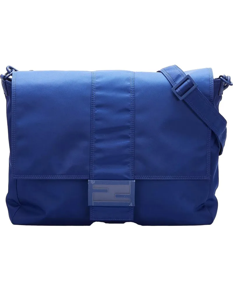 Fendi Hobo Bags FF Lock Crossbody blau Blau