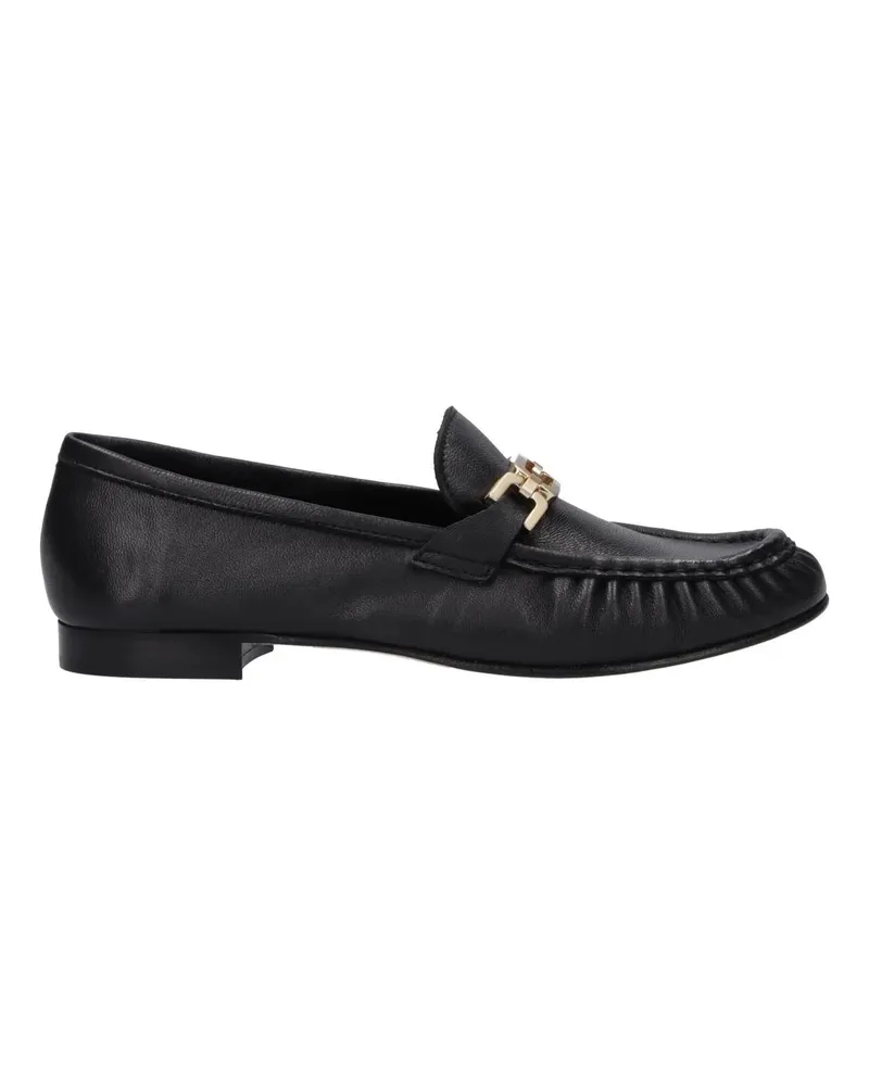 Thea Mika Slipper & Pantoletten Mokassins schwarz Schwarz